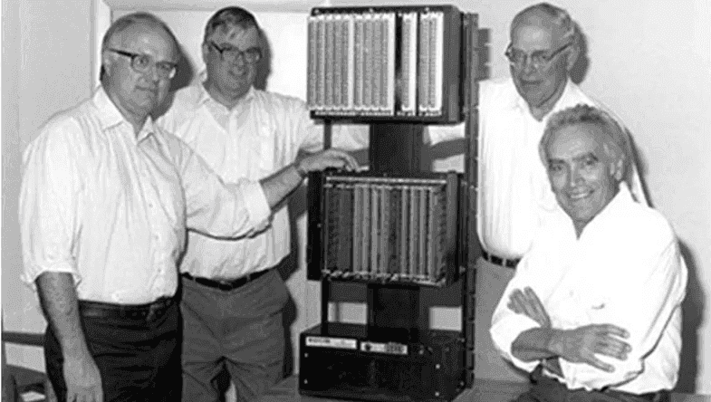 PLC Pioneers Richard Morley, Tom Bossevain, George Schwenk and Jonas Landau
